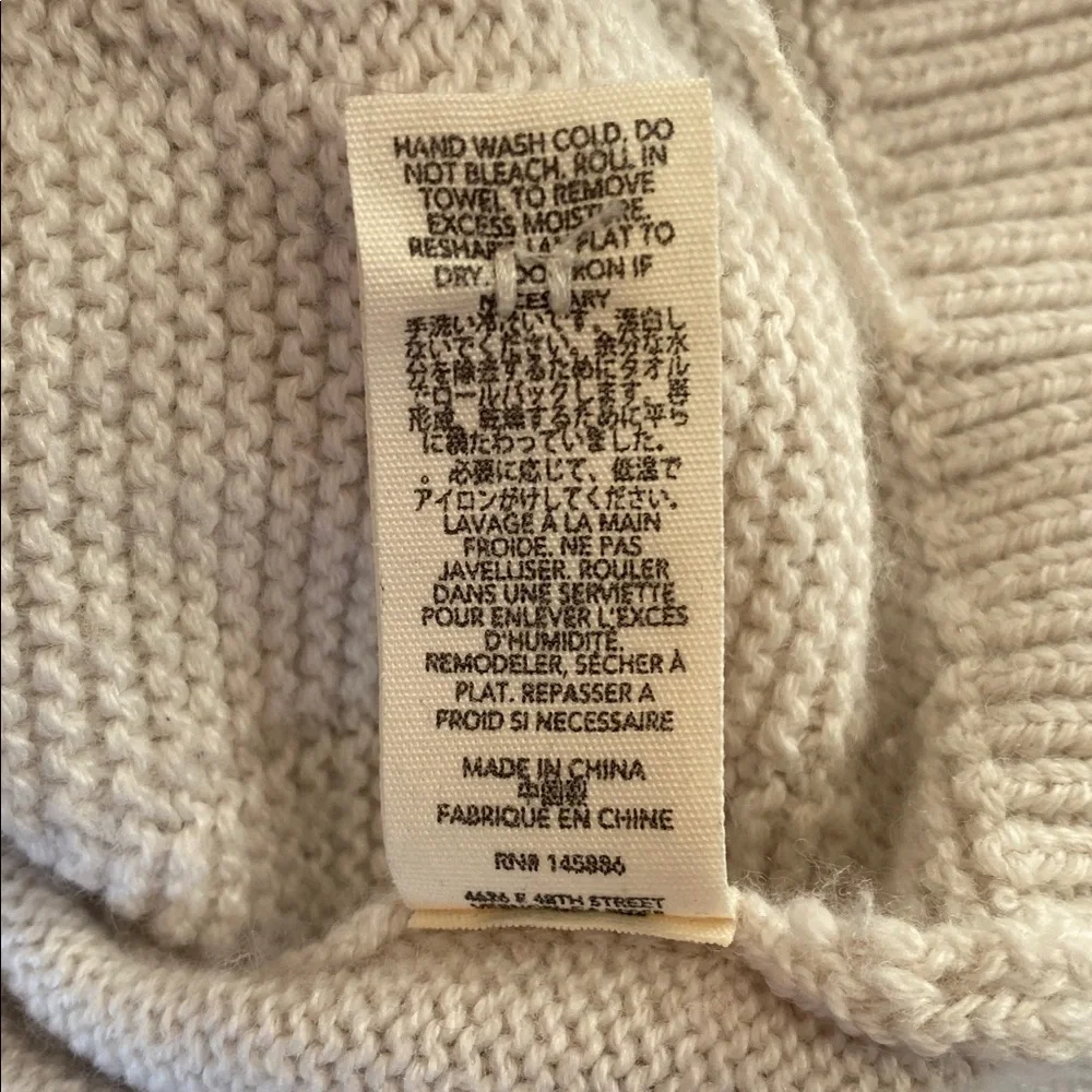 The Great. Varsity striped button down wool cardigan sweater size XS - Picture 7 of 7